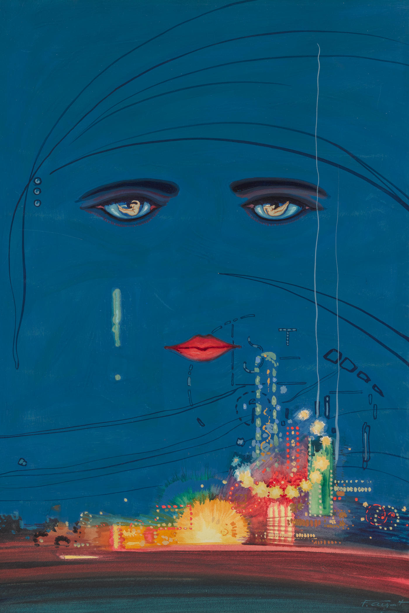 The Great Gatsby by F. Scott Fitzgerald: cover